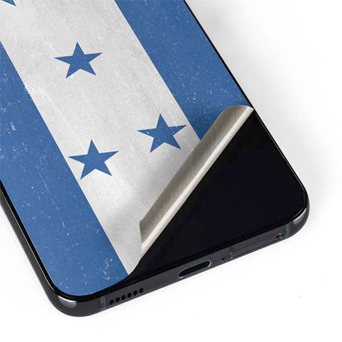 Honduras Flag Distressed Galaxy S22 Plus Skin